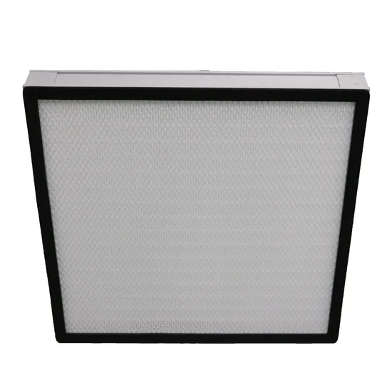 Manufacturer Laminar Flow Hood Medical Multi Functional Cleanroom Aluminium Frame Fiberglass Mini-Pleat Air Filter